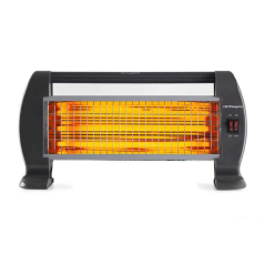 Orbegozo BP 0206 Poêle à Quartz à Chaleur Instantanée - Puissance 1200 W - 3 Niveaux de Puissance - Système de Sécurité Anti-Bas