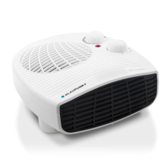 Chauffage horizontal portable Blaupunkt - Puissance 2000 W - Température réglable - Fonction ventilateur - Thermostat - Blanc