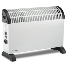 Radiateur convecteur Blaupunkt - Puissance 2000 W - Thermostat réglable - Ventilateur turbo indépendant - Poignées intégrées - 5