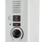 Radiateur convecteur Blaupunkt - Puissance 2000 W - Thermostat réglable - Ventilateur turbo indépendant - Poignées intégrées - 5