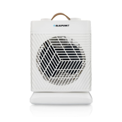 Chauffage d'appoint Blaupunkt - Puissance 2000 W - Température réglable - Antidérapant - Fonction ventilateur - Thermostat - Osc