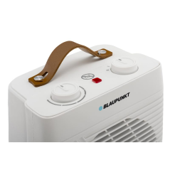 Chauffage d'appoint Blaupunkt - Puissance 2000 W - Température réglable - Antidérapant - Fonction ventilateur - Thermostat - Osc