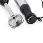 Mixeur plongeant Blaupunkt - Puissance 800 W - Lames en acier inoxydable - Mode turbo - Bol de 1 litre - Noir et gris