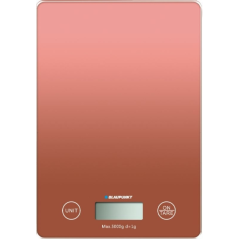 Balance de cuisine numérique Blaupunkt 5 kg avec plateau en verre - Écran LCD - Fonction tare - Haute précision (1 g) - Arrêt au