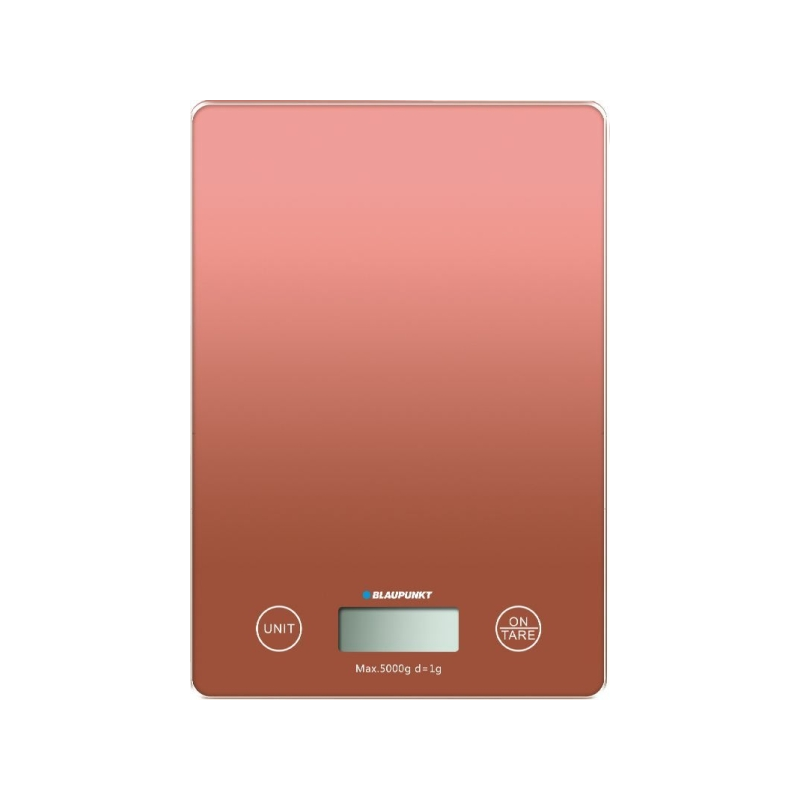 Balance de cuisine numérique Blaupunkt 5 kg avec plateau en verre - Écran LCD - Fonction tare - Haute précision (1 g) - Arrêt au