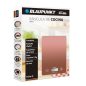 Balance de cuisine numérique Blaupunkt 5 kg avec plateau en verre - Écran LCD - Fonction tare - Haute précision (1 g) - Arrêt au