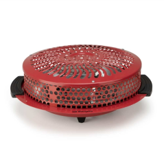 Brasero électrique Orbegozo BR 90 - Puissance 900 W - Grille de sécurité - Poignées froides au toucher - 2 niveaux de chaleur -