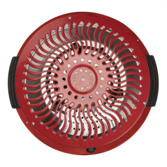 Brasero électrique Orbegozo BR 90 - Puissance 900 W - Grille de sécurité - Poignées froides au toucher - 2 niveaux de chaleur -
