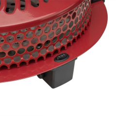 Brasero électrique Orbegozo BR 90 - Puissance 900 W - Grille de sécurité - Poignées froides au toucher - 2 niveaux de chaleur -