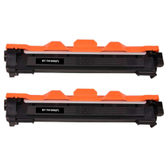 Brother TN1050 Noir Pack de 2 Cartouches Toner Génériques