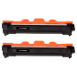 Brother TN1050 Noir Pack de 2 Cartouches Toner Génériques