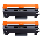 Pack 2 toners compatibles BROTHER TN-2420 noir (mkp)