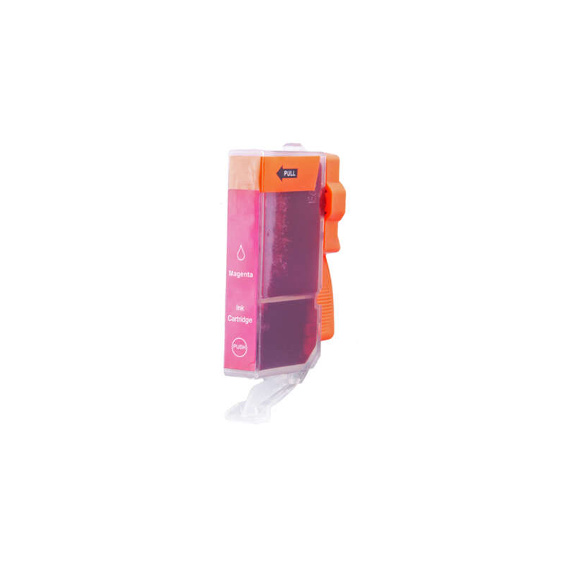 LOT de 50 BULK - Cartouche d'encre générique Canon CLI521 Magenta - Remplace 2935B001
