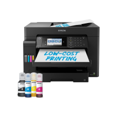 Imprimante multifonction Epson EcoTank ET-16605 A3+ couleur, fax recto verso, Wi-Fi, 32 ppm, chargeur automatique de documents (