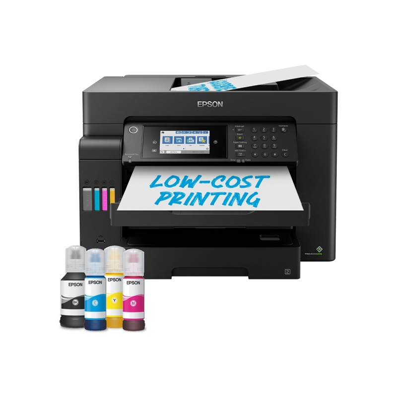 Imprimante multifonction Epson EcoTank ET-16605 A3+ couleur, fax recto verso, Wi-Fi, 32 ppm, chargeur automatique de documents (
