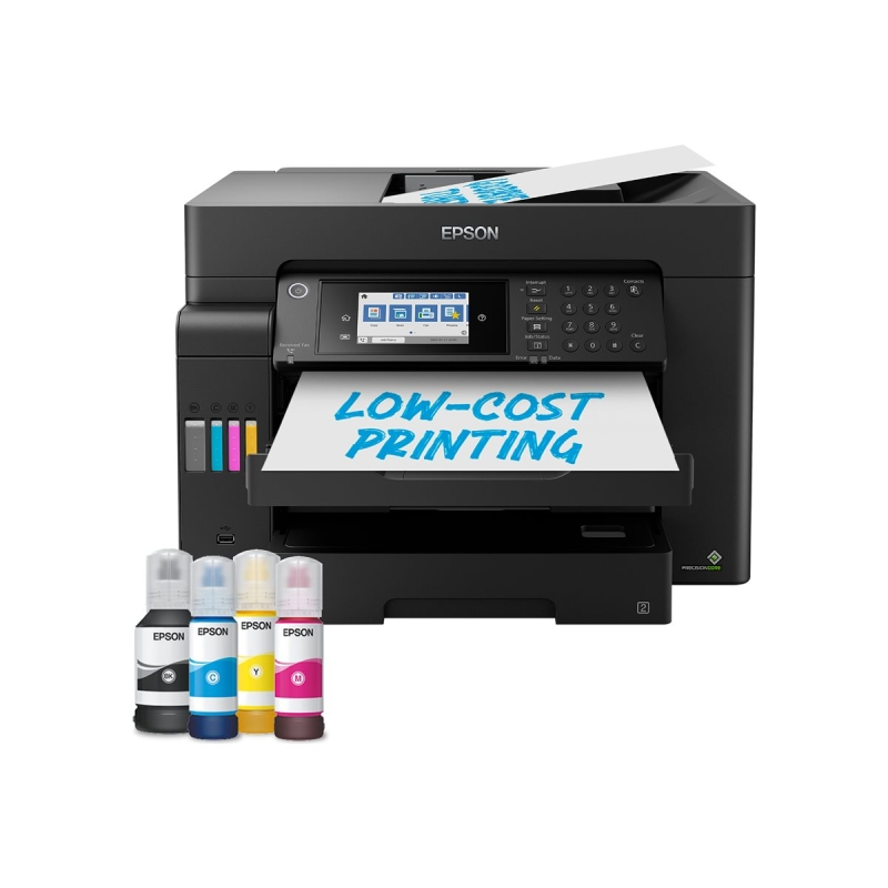 Imprimante multifonction Epson EcoTank ET-16605 A3+ couleur, fax recto verso, Wi-Fi, 32 ppm, chargeur automatique de documents (