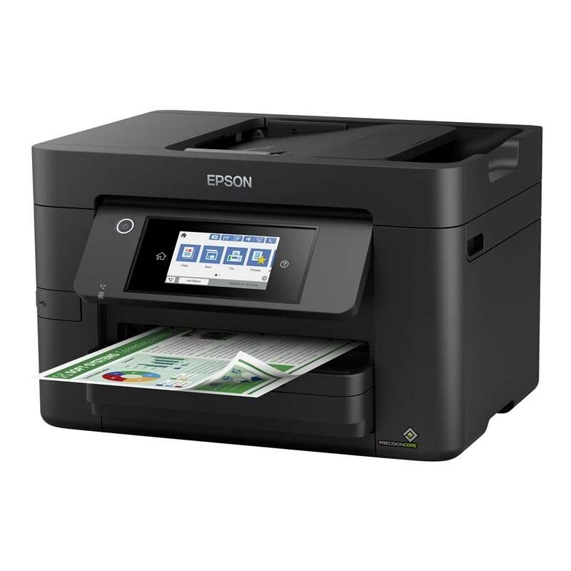 Imprimante multifonction Epson Workforce WF4820DWF Fax recto verso couleur WiFi 25 ppm