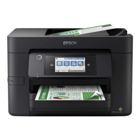 Imprimante multifonction Epson Workforce WF4820DWF Fax recto verso couleur WiFi 25 ppm