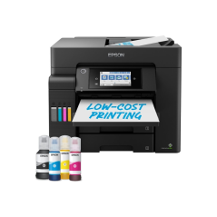 Imprimante multifonction Epson EcoTank ET5805, fax couleur, recto verso, Wi-Fi, 37 ppm, chargeur automatique de documents (ADF)