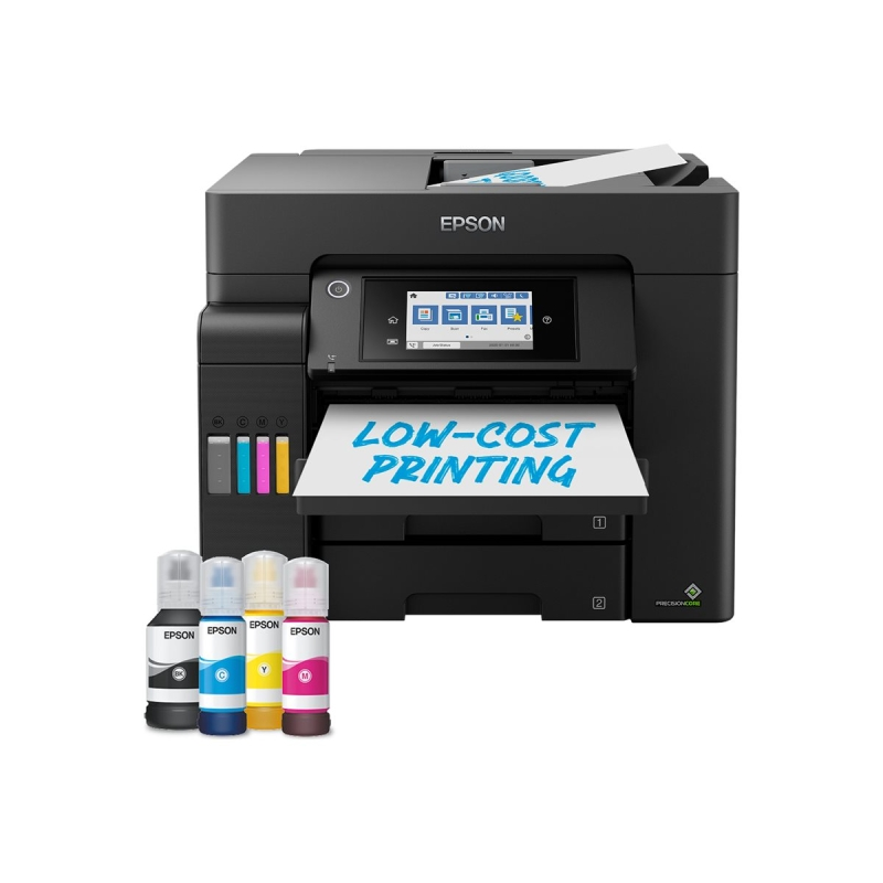 Imprimante multifonction Epson EcoTank ET5805, fax couleur, recto verso, Wi-Fi, 37 ppm, chargeur automatique de documents (ADF)