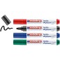 Edding 4500 Marqueurs Textiles Permanents Lot de 4