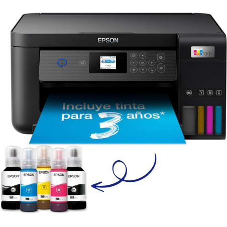 Imprimante multifonction couleur Epson EcoTank ET2870 WiFi 33 ppm - Écran LCD couleur