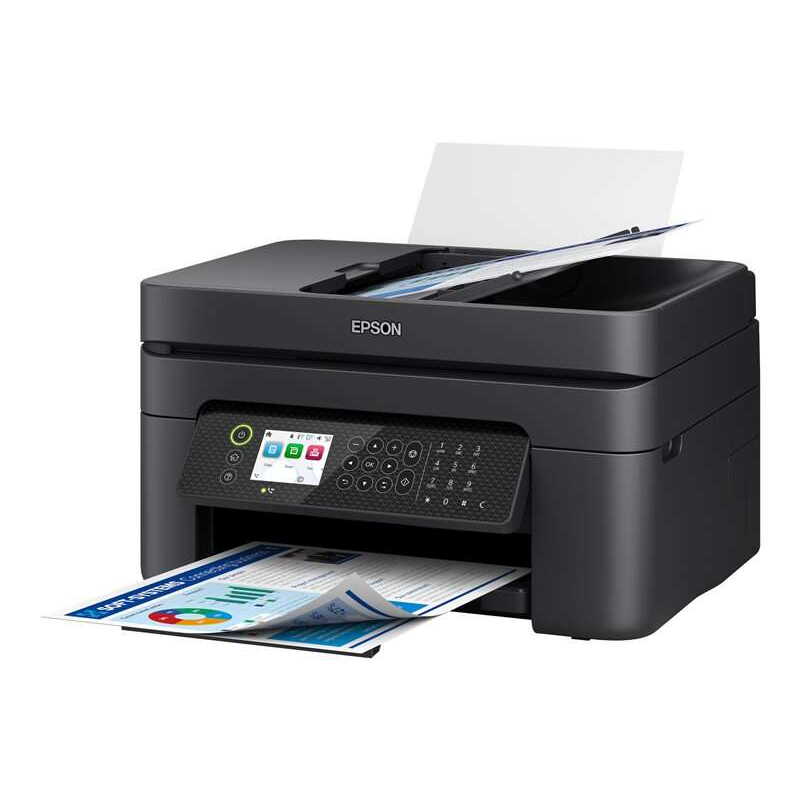 Imprimante multifonction Epson Workforce WF2950DWF Fax couleur recto verso Wi-Fi 33 ppm