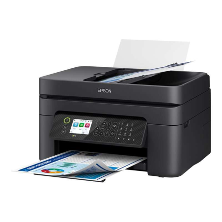 Imprimante multifonction Epson Workforce WF2950DWF Fax couleur recto verso Wi-Fi 33 ppm