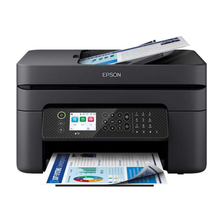 Imprimante multifonction Epson Workforce WF2950DWF Fax couleur recto verso Wi-Fi 33 ppm