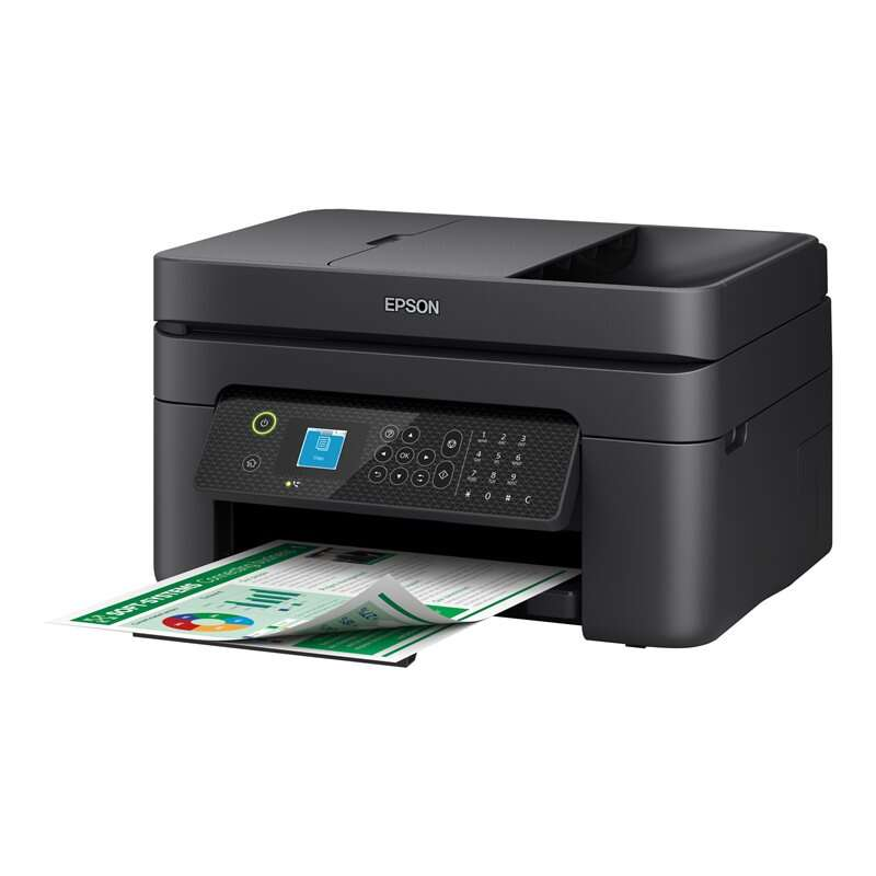 Imprimante multifonction Epson Workforce WF2930DWF Fax couleur recto verso Wi-Fi 33 ppm