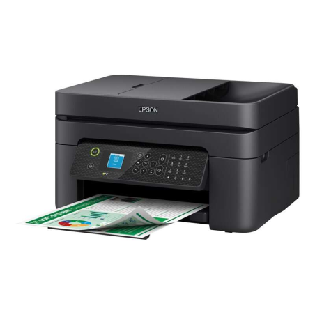 Imprimante multifonction Epson Workforce WF2930DWF Fax couleur recto verso Wi-Fi 33 ppm