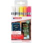 Edding 4095 Marqueurs Craie Liquide x5 Pointe Ronde 2-3mm