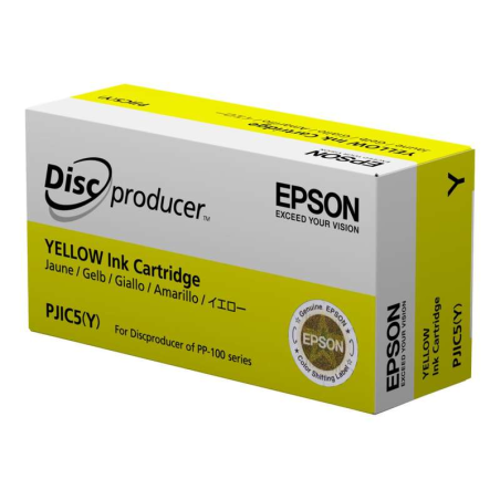 Cartouche d'encre jaune d'origine Epson PJIC5 - C13S020451