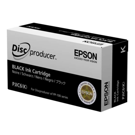 Cartouche d'encre noire d'origine Epson PJIC6 - C13S020452