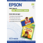 Epson Photo Quality Self Adhesive Pack de 10 Hojas Autoadhesivas - A4 - Gramaje de 167g/m2 - Calidad Fotografica - Mate - Compat