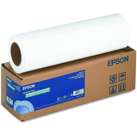 Rouleau de papier mat Epson Enhanced Matte pour traceur – 189 g, 432 mm x 30,5 m