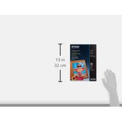 Epson Photo Glossy Pack de 20 Hojas de Papel Fotografico - A4 - Gramaje de 200g/m2 - Acabado Brillante - Compatible con Impresor