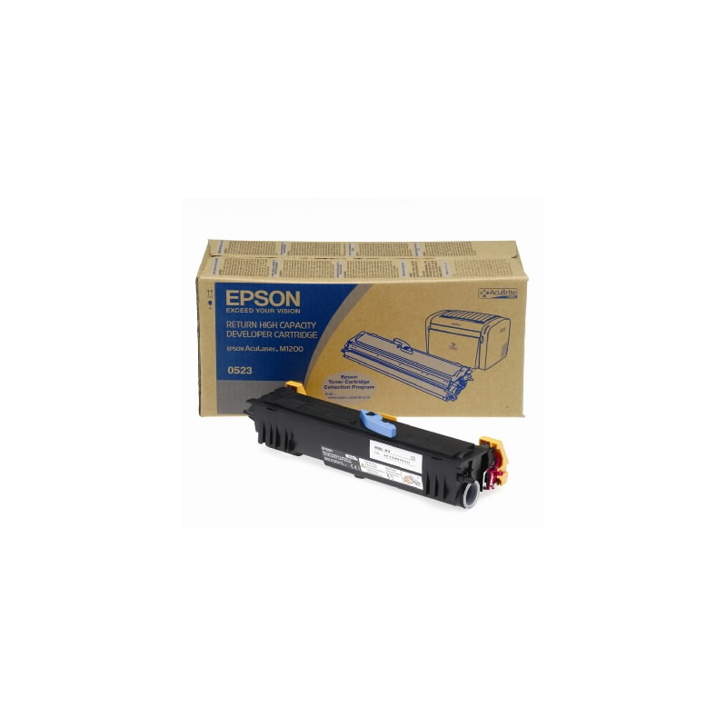 Epson C13S050523 Cartouche de toner noire consignée originale - C13S050523