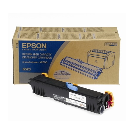 Epson C13S050523 Cartouche de toner noire consignée originale - C13S050523