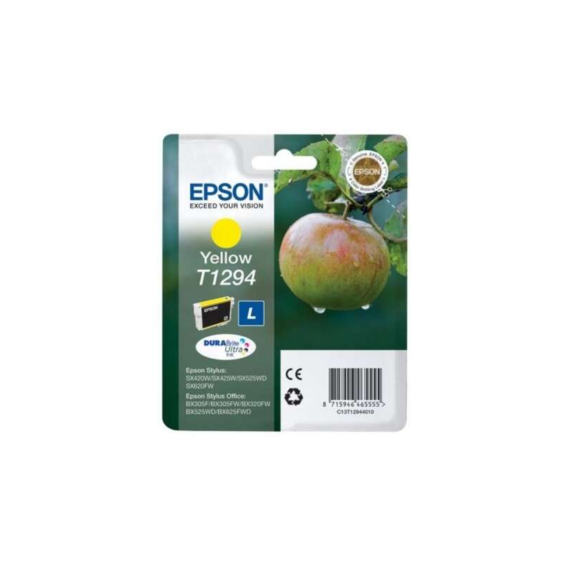 Epson T1294 Cartouche d'encre jaune d'origine - C13T12944012