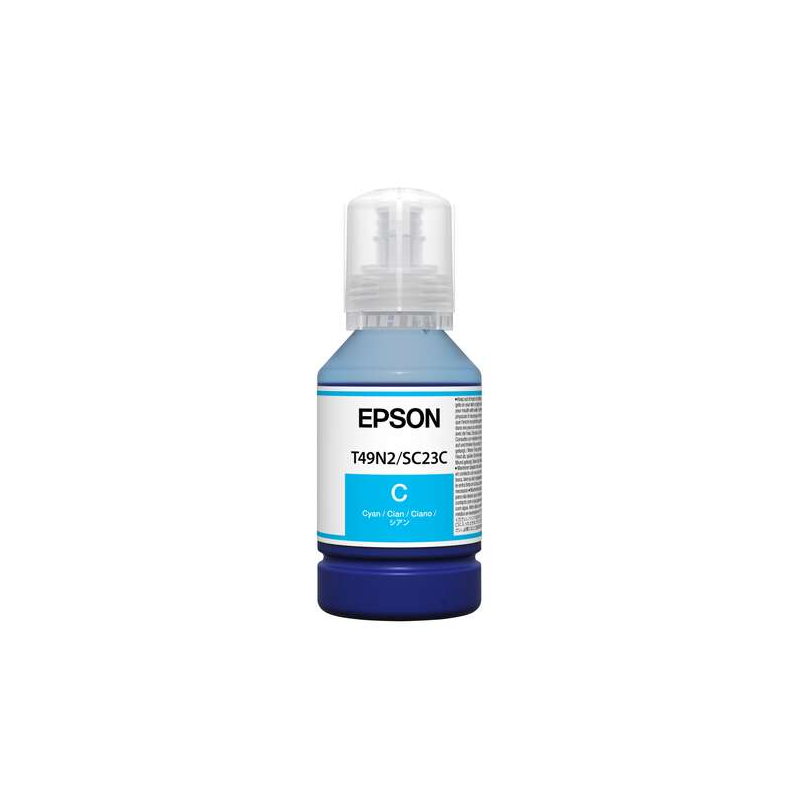 Bouteille d'encre cyan originale Epson T49H2 - C13T49H200