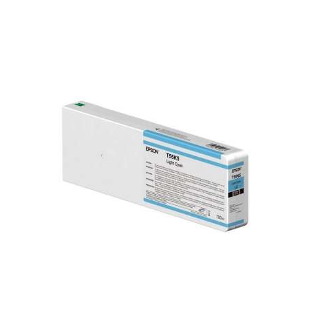 Epson C13T55K500 Cartouche d'encre originale cyan clair - C13T55K500