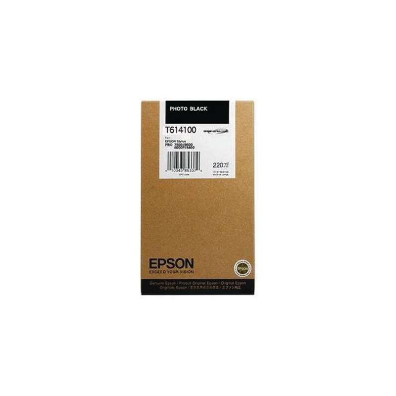 Cartouche d'encre noire originale Epson T6141 - C13T614100
