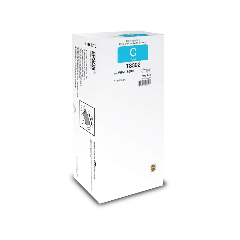 Cartouche de toner cyan originale Epson T8392 XL - C13T83924N