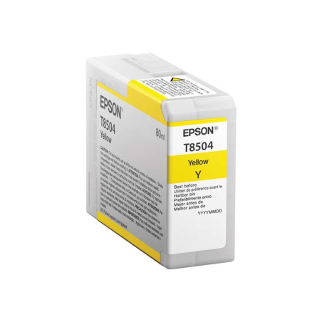 Cartouche d'encre jaune d'origine Epson T8504 - C13T850400