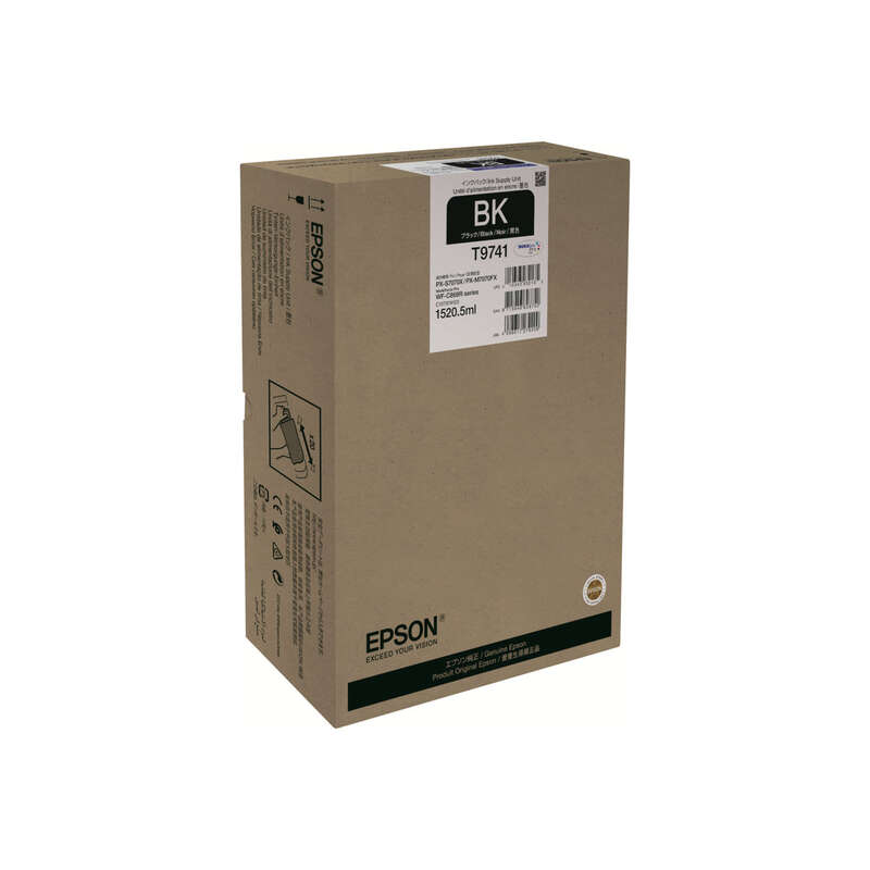 Cartouche d'encre noire d'origine Epson T9741 - C13T974100