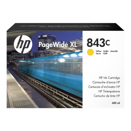 Cartouche d'encre jaune HP 843C XL d'origine - C1Q68A