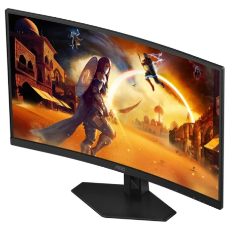 Moniteur AOC G4 27" Incurvé 1500R LED Fast Va FullHD 280 Hz HDR10 - Réponse 1 ms - Angle de vision 178° - HDMI, DisplayPort, Aud