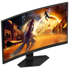 Moniteur AOC G4 27" Incurvé 1500R LED Fast Va FullHD 280 Hz HDR10 - Réponse 1 ms - Angle de vision 178° - HDMI, DisplayPort, Aud