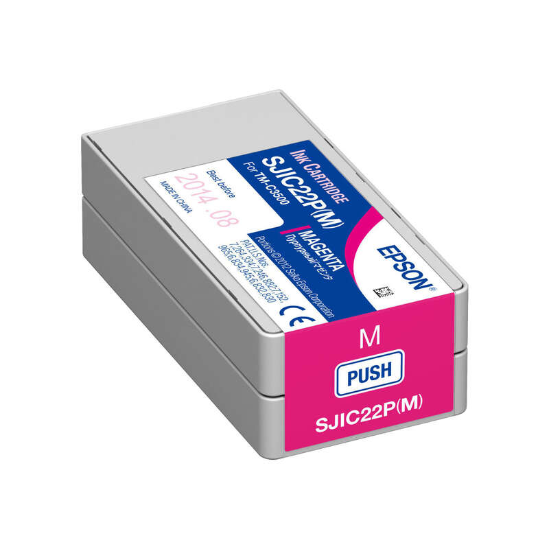 Cartouche d'encre originale Epson SJIC22P Magenta - C33S020603/SJIC22P(M)